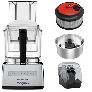 Robot multifunctional Magimix CS5200XL Premium (3 accesorii gratuite), 1100W, Motor profesional, 3 boluri (3.6L/2.6L/1.2L), Viteza automata, Fabr. in Franta, Crom lucios Robot multifunctional Magimix CS5200XL Premium (3 accesorii gratuite), 1100W, Motor profesional, 3 boluri (3.6L/2.6L/1.2L), Viteza automata, Fabr. in Franta, Crom lucios