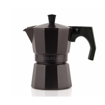 Espressor de cafea Taurus Italica Elegance 3, capacitate 3 cesti, potrivit ptr. plite pe gaz, electrice si vitroceramice. Espressor de cafea Taurus Italica Elegance 3, capacitate 3 cesti, potrivit ptr. plite pe gaz, electrice si vitroceramice.