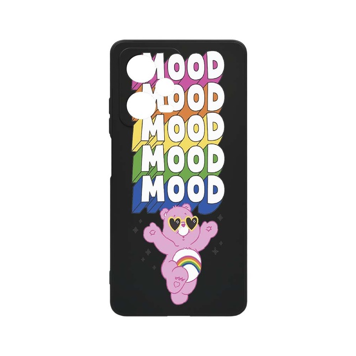 Husa BestCase® SLIM SIlicon 0.8MM, Compatibila Cu Xiaomi Redmi Note 12 Pro 5G, Mood - Pink Bear, Rezistenta la uzura, Protectie Camera, c-B 599