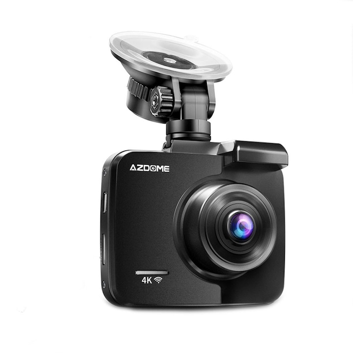Camera auto DVR AZDOME GS63H, 4K, WiFi, GPS, Unghi 170°, WDR, G-Sensor, Mod parcare, Filmare in bucla