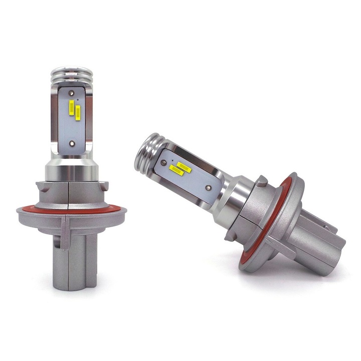 Комплект LED крушки, motoLEDy, H13 LED, 12-24V, CANBUS, CSP, комплект без полярност, 2 бр