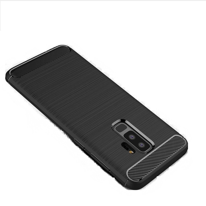 Husa pentru Samsung Galaxy S9 Plus tpu carbon negru