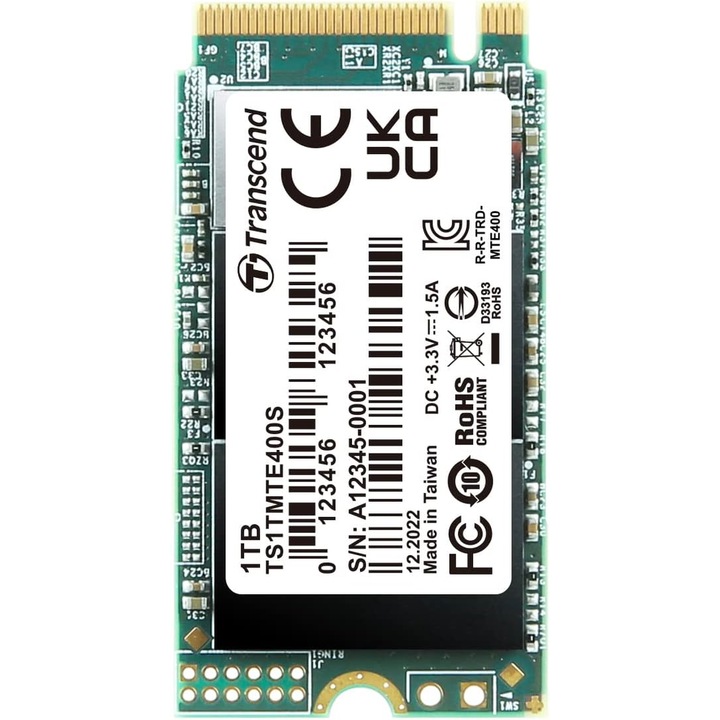 SSD 1TB M.2 MTE400S (M.2 2242) PCIe Gen3 x4 NVMe
