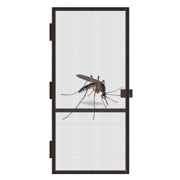 Комарник за врата, LzMedia, венге, размер 80см - 220см