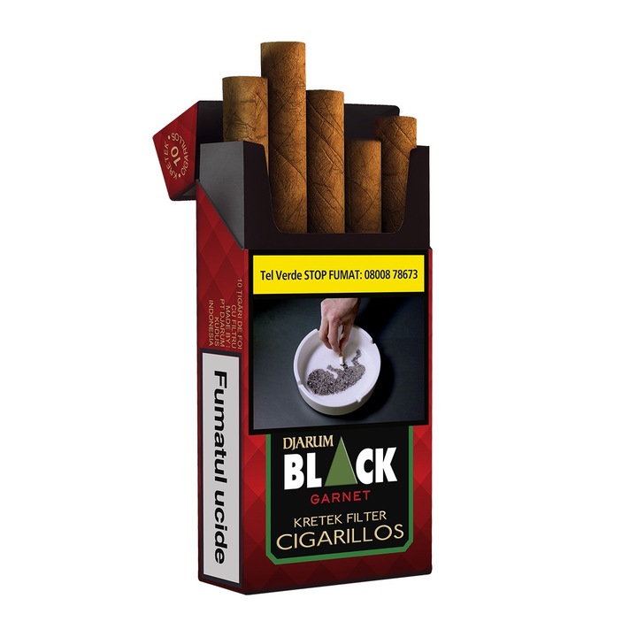 Tigari de foi, Djarum Filter, Garnet, Cirese si menta, 10 buc