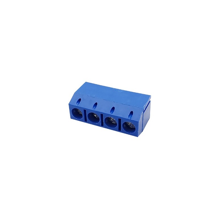 Conector terminal plug-in, 4 Pini, Albastru