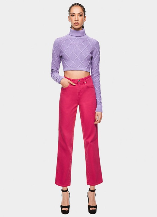 Дамски панталон Dua Lipa Retro, Pepe Jeans - 68844, Розово