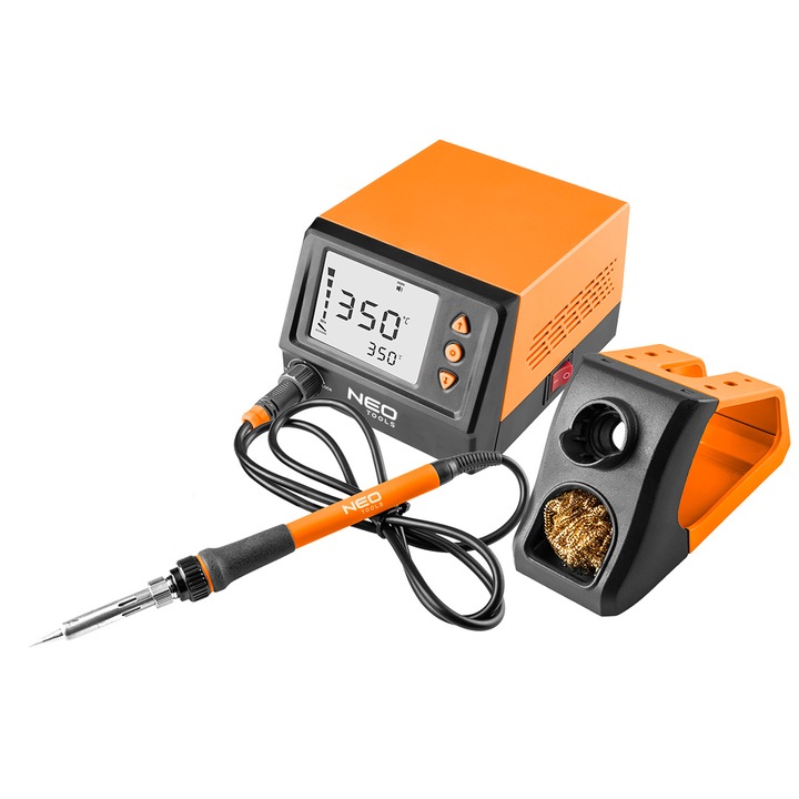 Станция за запояване, Neo Tools, SL1, 60W, 180-480°C, оранжева