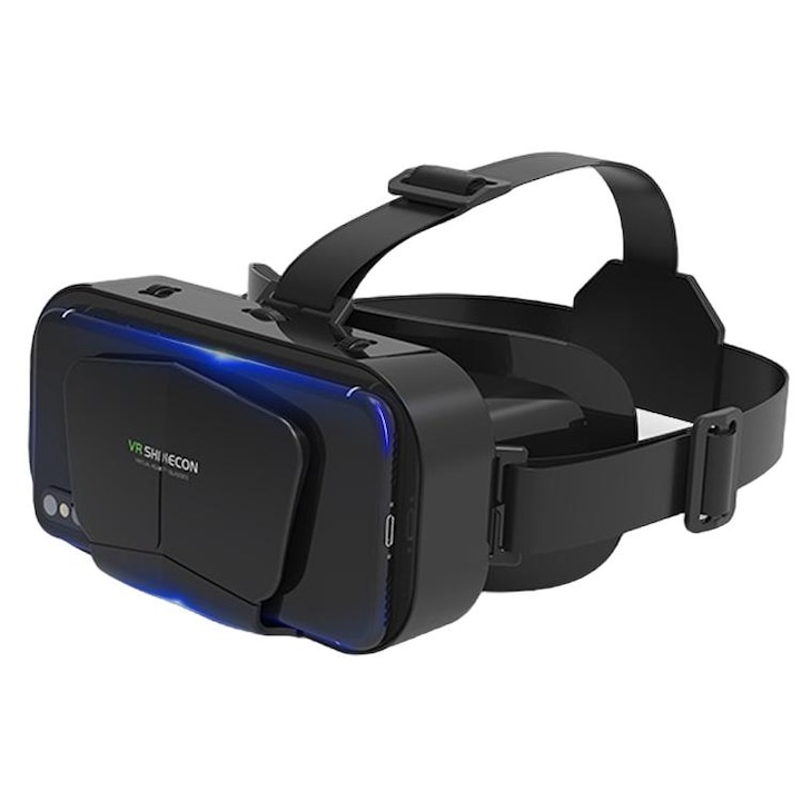 Ochelari VR, SC-G10, 18.4 x 12.8 x 9.9 cm, Negru