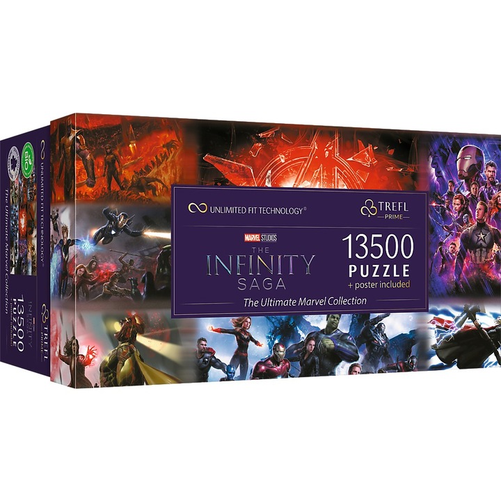 Пъзел - 13500 части - Marvel Collection, Картон, 13500