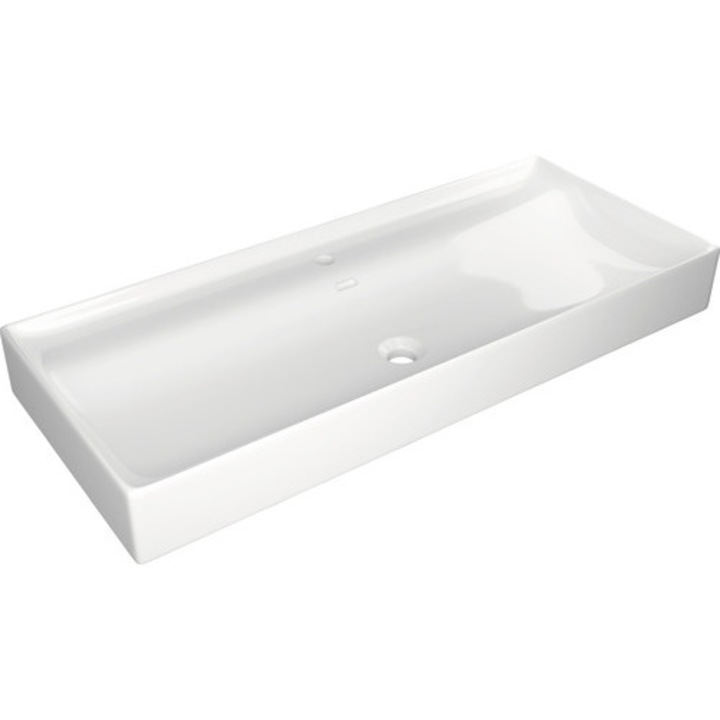 Lavoar ceramica Jungborn Nove 101 cm alb lucios