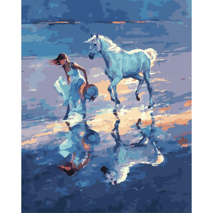 Set pictura pe numere ITA ART, Aroma marii, 40x50cm, Multicolor