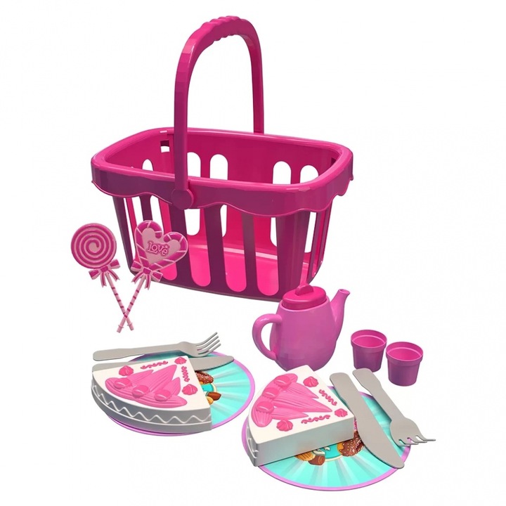 Set de ceai pentru fetite cu 15 accesorii