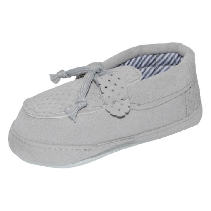 Botosei eleganti pentru baieti Christopher Baby Club 6628, Gri, Szürke, 17 EU