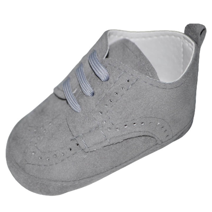 Botosei eleganti pentru baieti Christopher Baby Club 4143, Gri, Szürke, 17 EU