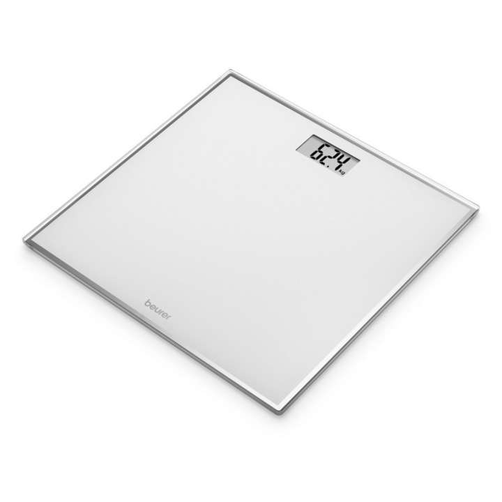 Кантар Beurer, GS 120, Индикатор за претоварване, До 180 кг, Бял0 кг