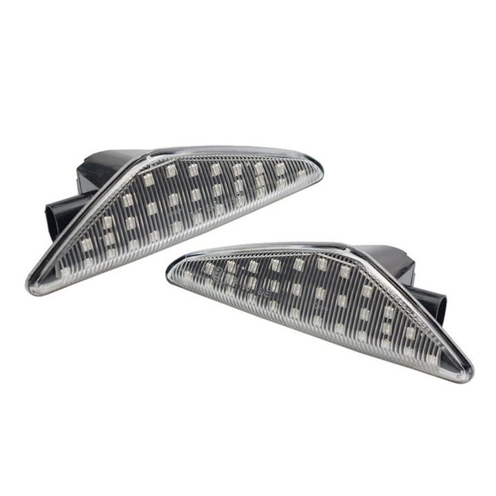 Set 2 Semnalizari Aripa LED clare Xenon Bright® BMW X3 F25, X5 E70, X6 E71