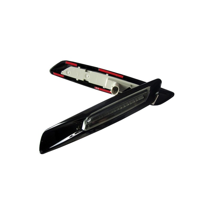 Set 2 Semnalizari Aripa LED Negre fumurii Xenon Bright® BMW E60, E61, E90, E91, E81, E82, E88