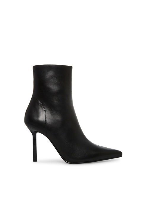 Steve Madden, Боти от еко кожа Iyanna с ток стилето, Черен, 40