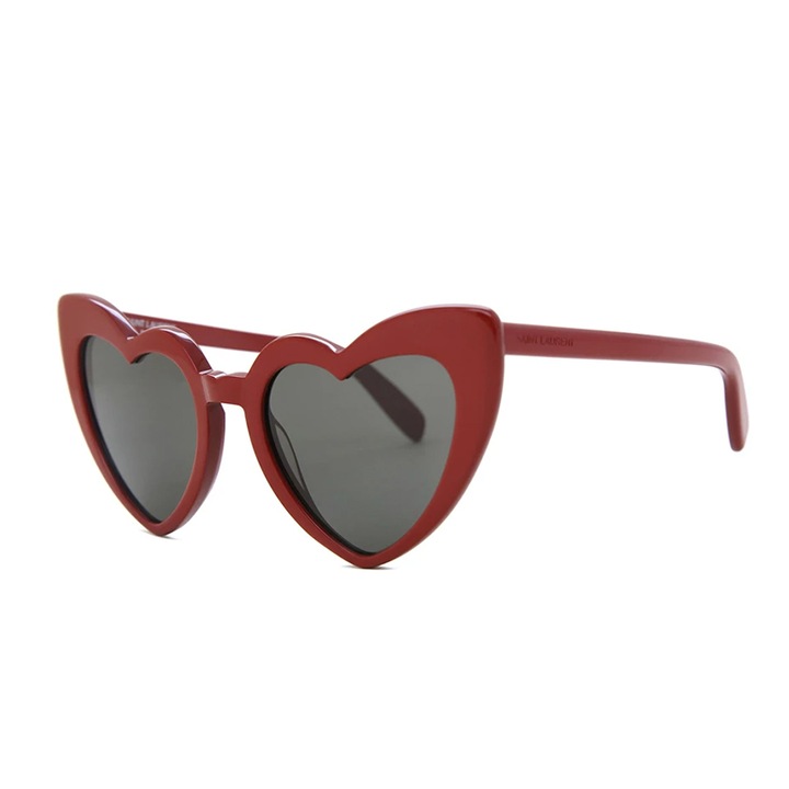 Детски слънчеви очила, модел сладко сърце за момиченца, EFAYN, Универсален, Кафяв