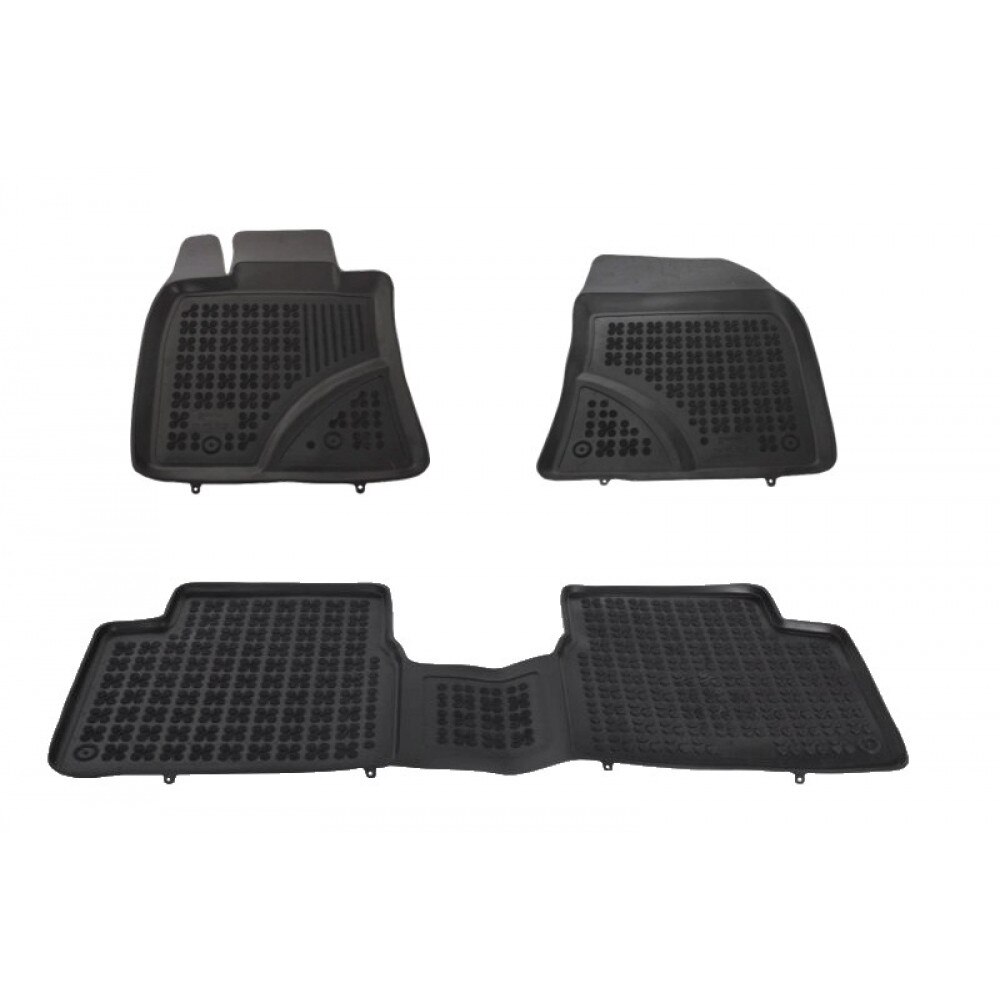 Set covorase auto din cauciuc pentru Toyota Avensis 2009-2018 , Rezaw Plast, Negru, 4 Buc