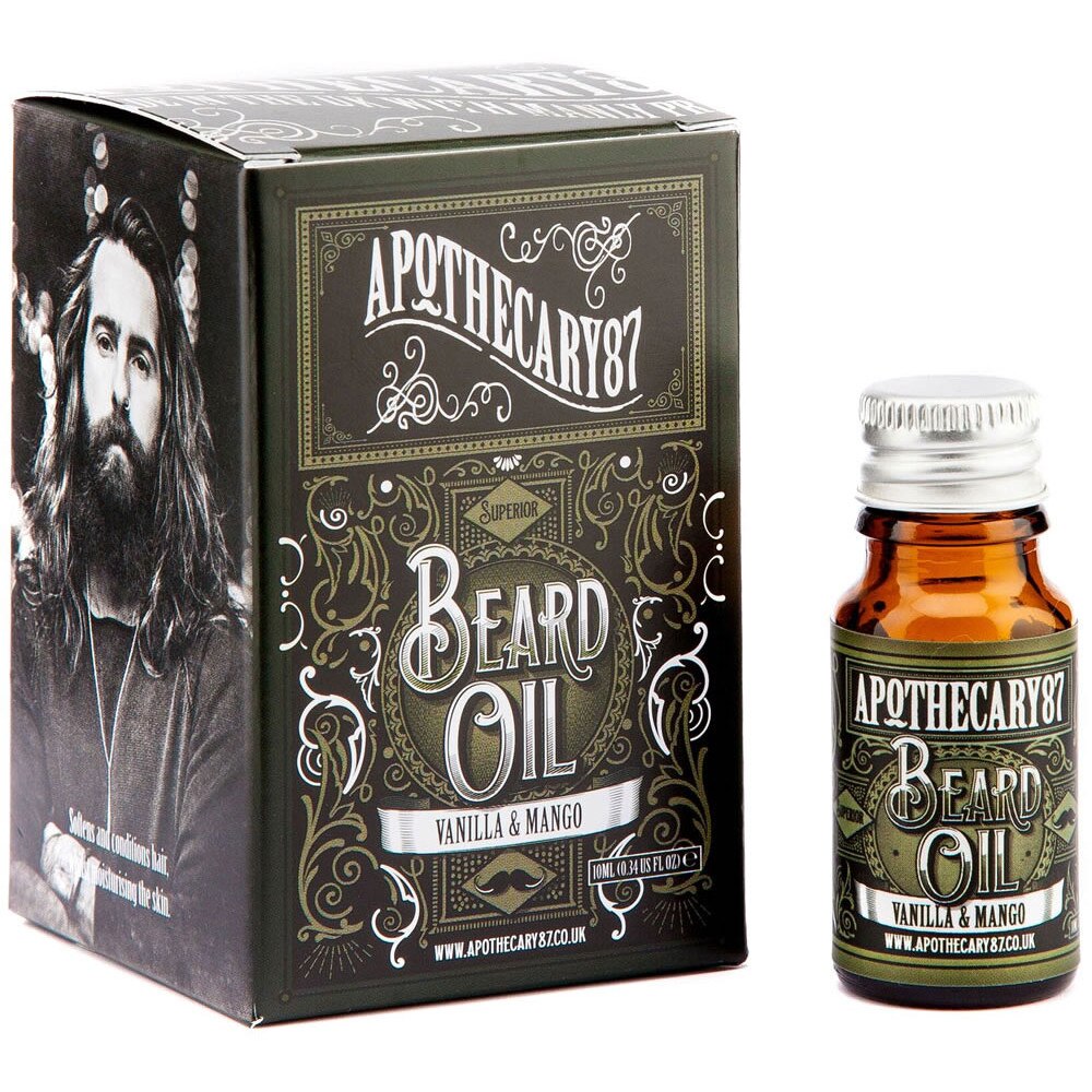 Ulei de barba vanilie si mango Apothecary 87 Vanilla & MANgo Beard Oil 10 ml