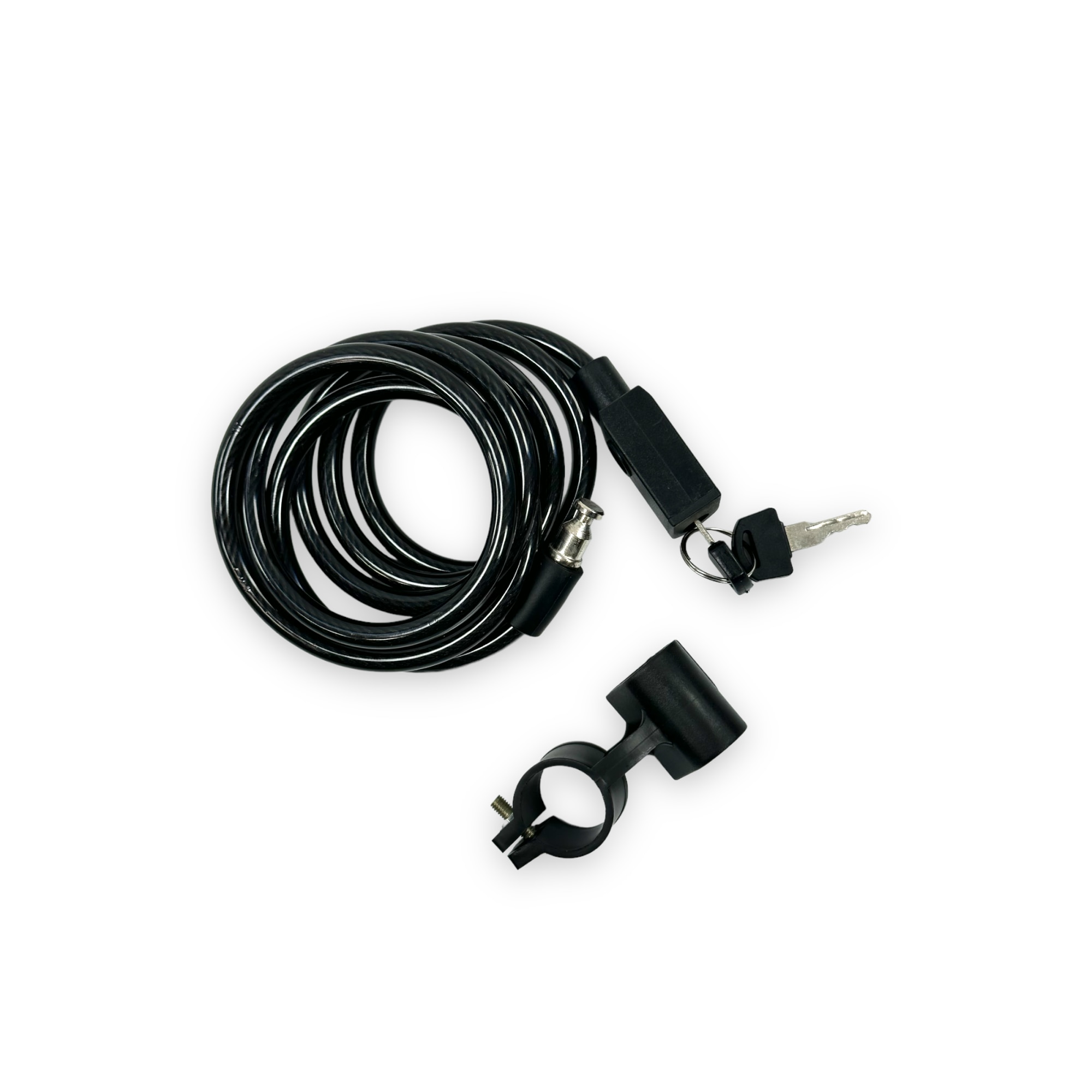 Antifurt cu cheie Jet 27101 spirala, 8x1500mm, cu suport montare - eMAG.ro