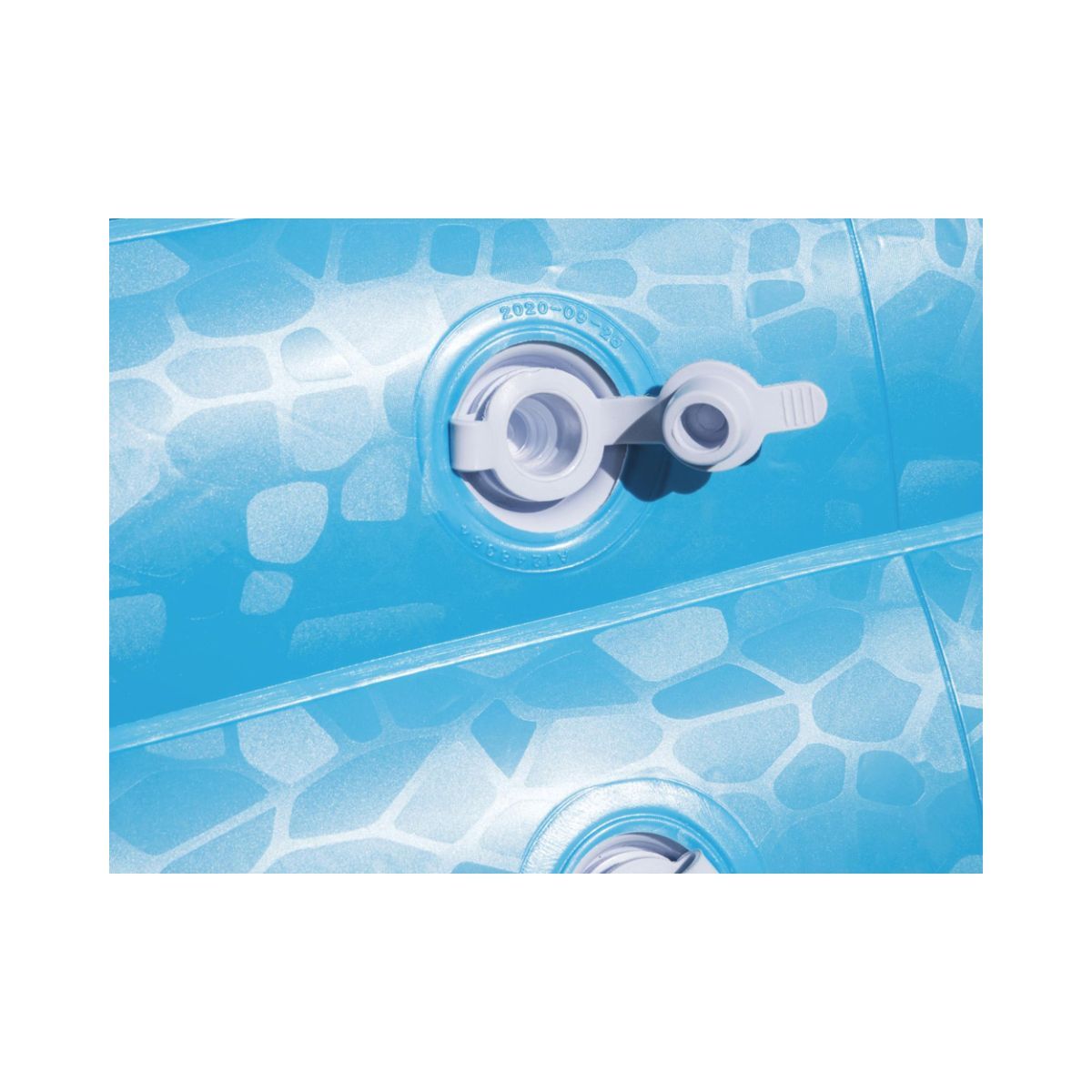 Piscina Familiar Poligonal Jilong Giant Pool 2R305 – 305x183x50 Cm Con 2 Anillos Hinchables, Resistente PVC