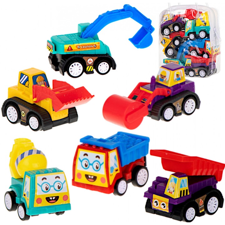 Építőipari gép készlet, 6db