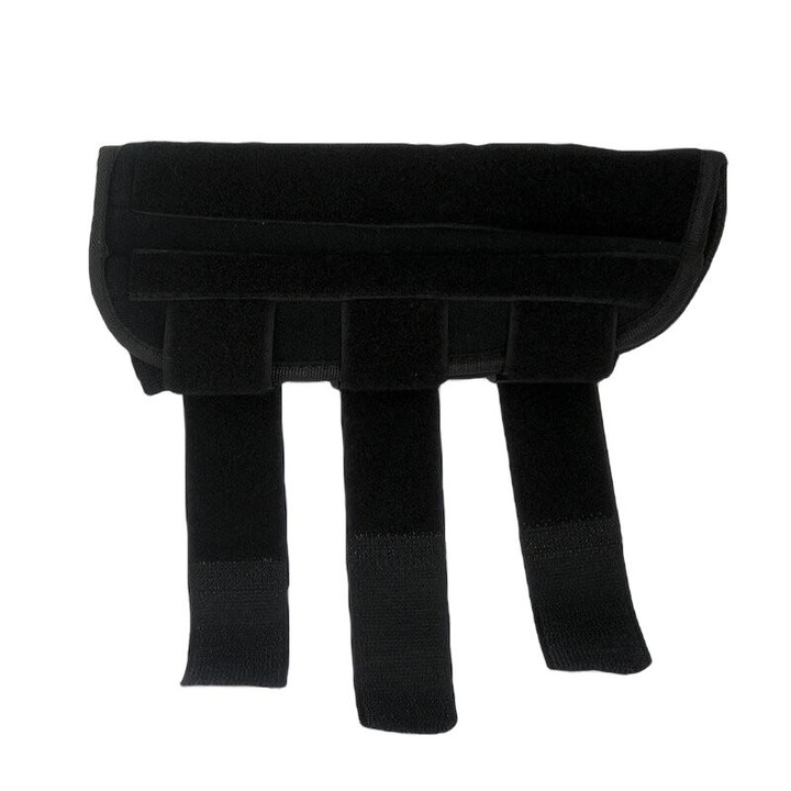 Curea suport pentru incheietura mainii, YHJ, Aluminiu/Bumbac, Negru