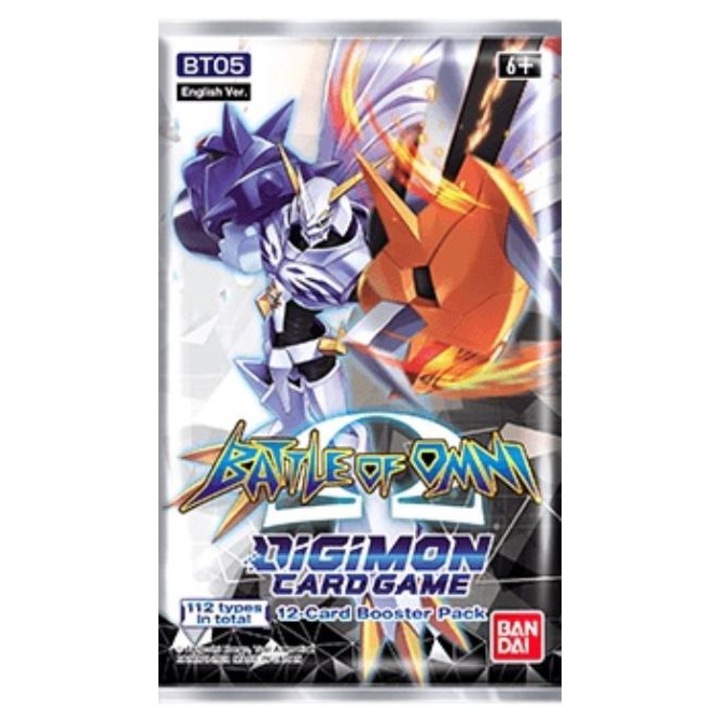 Kártyajáték Digimon CG: Battle Of Omni Booster BT05, Bandai, 6 év+, Multicolor