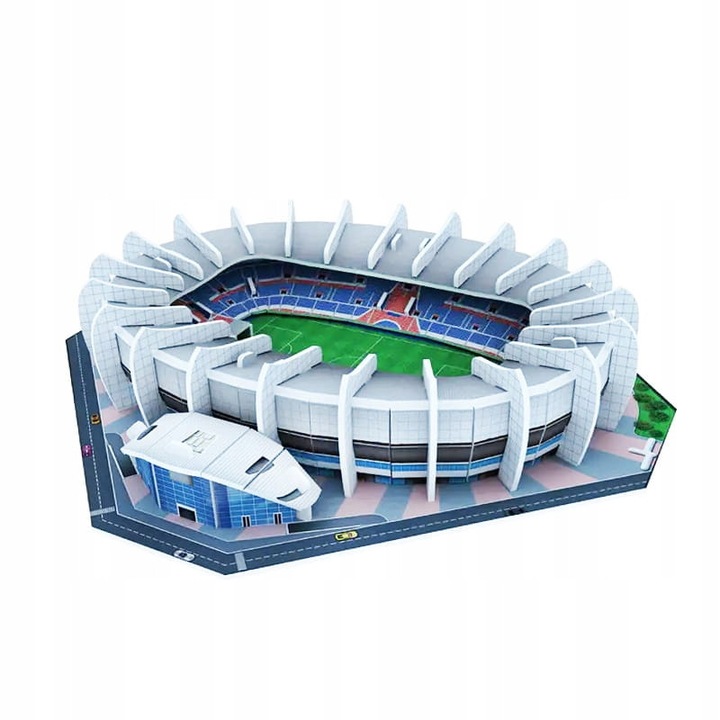 Puzzle 3D Stadion Fotbal, Parc Des Princess, Habarri, Model Realist, Asamblare Usoara Fara Lipici, Cadou Ideal Pentru Fani, Dezvolta Abilitati Manuale, Dimensiuni Compacte, Usor De Asamblat, 44 Piese