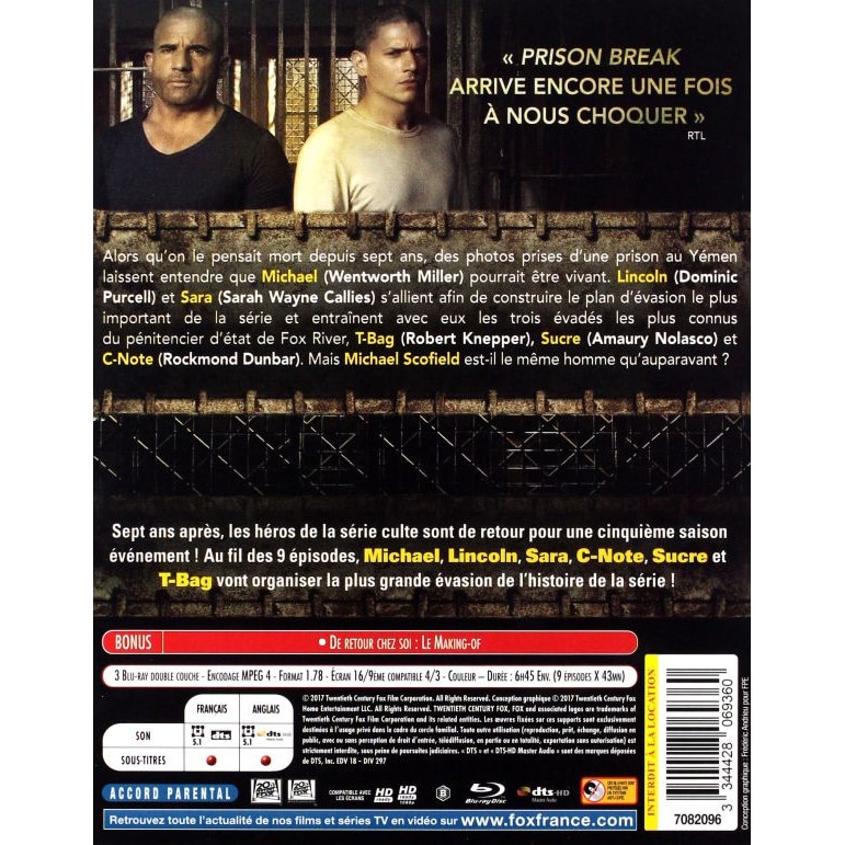 Бягство от затвора [3xBlu-Ray] - eMAG.bg