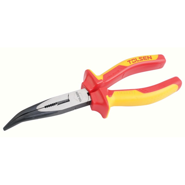 Szigetelt fogó éles hajlított véggel 160 mm, PREMIUM LINE VDE