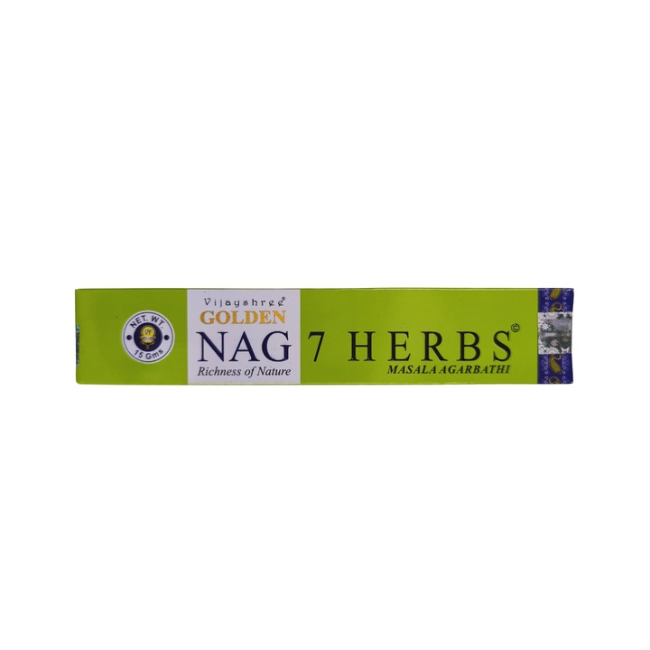 Betisoare Parfumate Naturale Nag 7 Herbs 15g Vijayshree