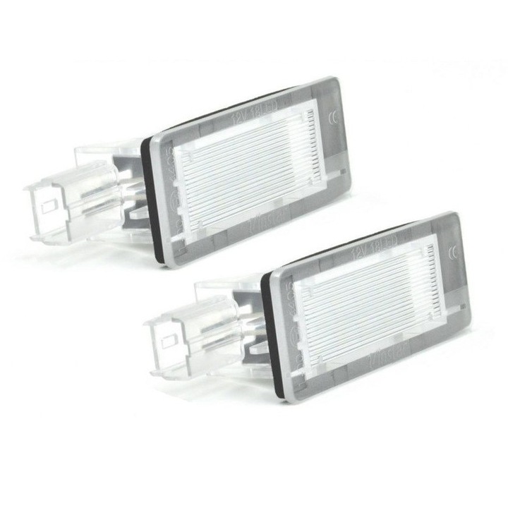 Set 2 Lampi Numar Led - Dacia Duster (2010-), Logan MCV (2013 -), Lodgy - BTLL-210 6000 k