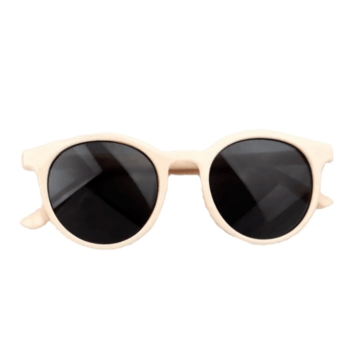 Детски слънчеви очила, унисекс, винтидж модел, фешън рамки, M2, EFAYN, Универсален, Бежов