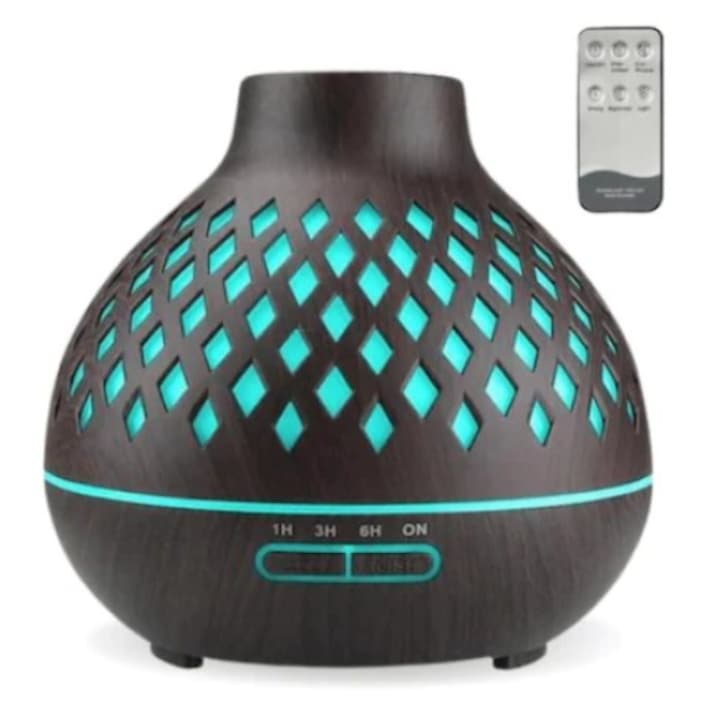 Umidificator pentru camera in forma de trandafir 400ml
