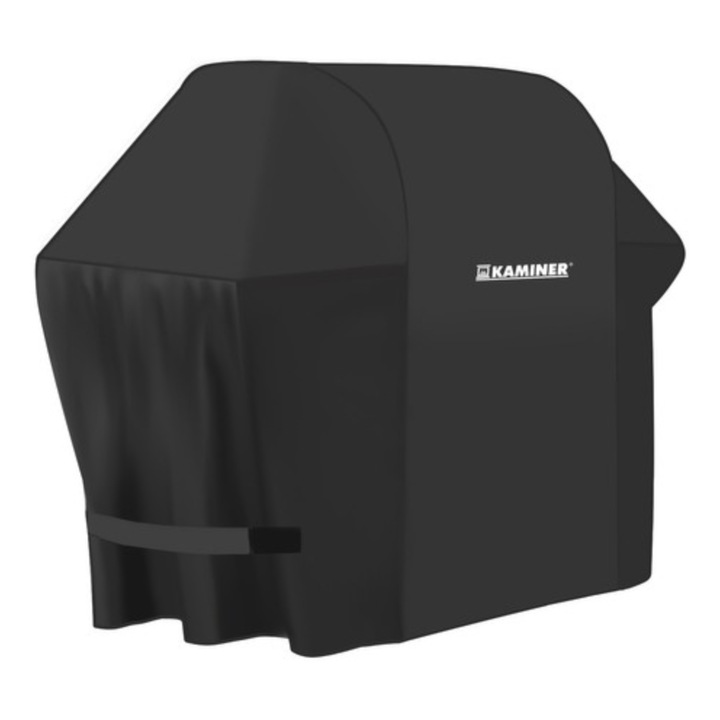 Husa pentru gratar, neagra, impermeabila, rezistent la ultraviolete, benzi de fixare, material durabil, 100x60x95cm