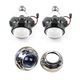 Set 2 lupe Bifazice Bixenon Biled Mini H1 3 inch, lungime 12cm, universale cu ornamente cromate Z112 incluse