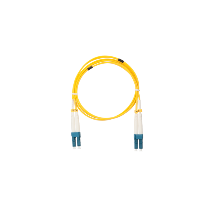 Nikomax Optikai patch kábel LC - LC, SM 9/125, OS2, duplex, 5m, sárga (NMF-PC2S2C2-LCU-LCU-005)