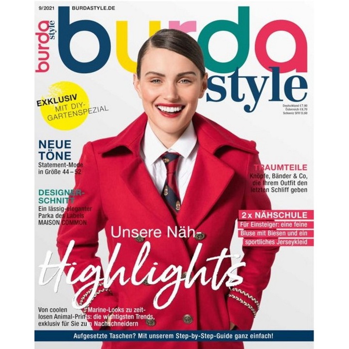 Списание Burda Style септември 2021 г., 9/2021 г
