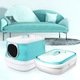 Litiera pentru pisici cu sistem de dezodorizare, pliabila, canal de ventilatie, usa transparenta si gratar curatare, CLD-CareLoveDevotion