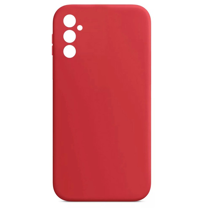 Протектор Atlas, съвместим със Samsung Galaxy A13 5G, силикон, червен
