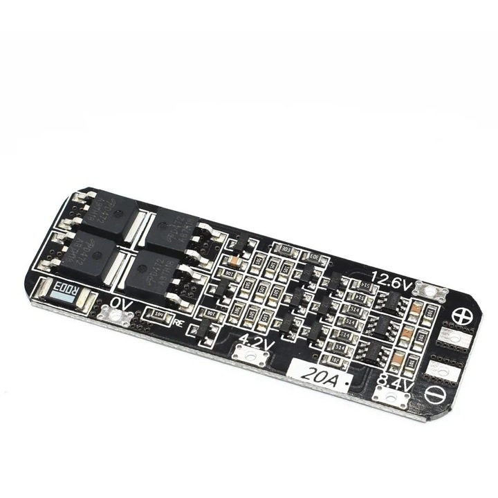 Placa de protectie pentru baterii cu litiu, 3S, 20A, 12,6V