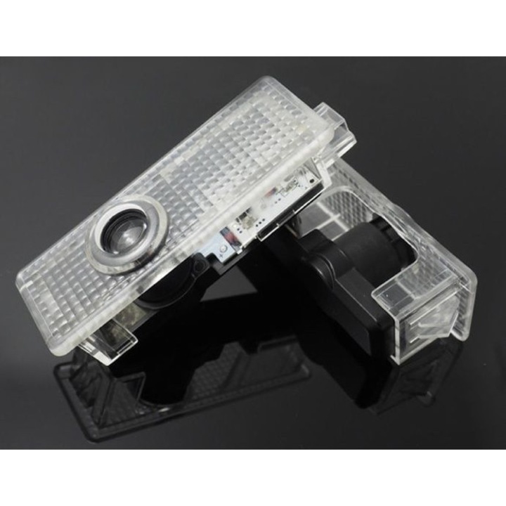 Set 2 x Lampi Led Logo Portiere dedicate pentru BMW Seria 3, 5, 6, 7, GT, Z4 - BTSL-002001 6000 k