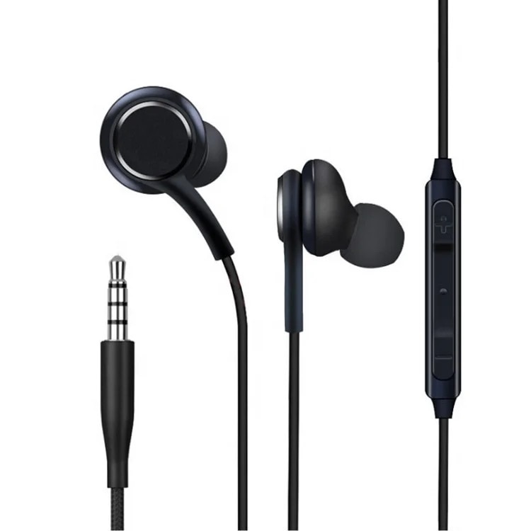 Casti cu fir OZ S, In-Ear, telecomanda pentru apeluri/volum, rezistente la apa IPX4, mufa Jack 3.5mm, 1.2 m, Negre