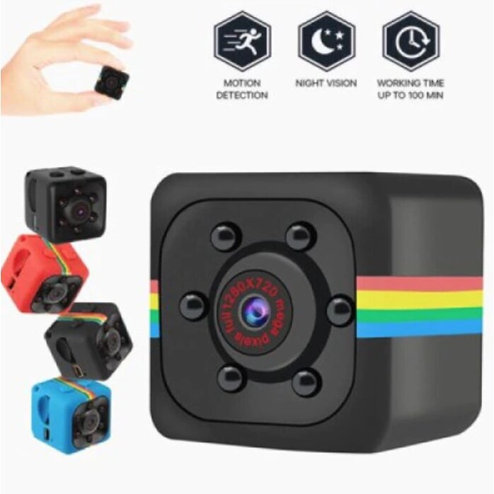 Mini camera metalica QS712 cu functie fotovideo eMAG.ro