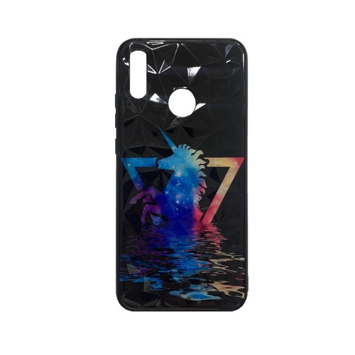 Husa Protectie Pentru Huawei P Smart 2019, Spate Hard, Model UNICORN Diamond