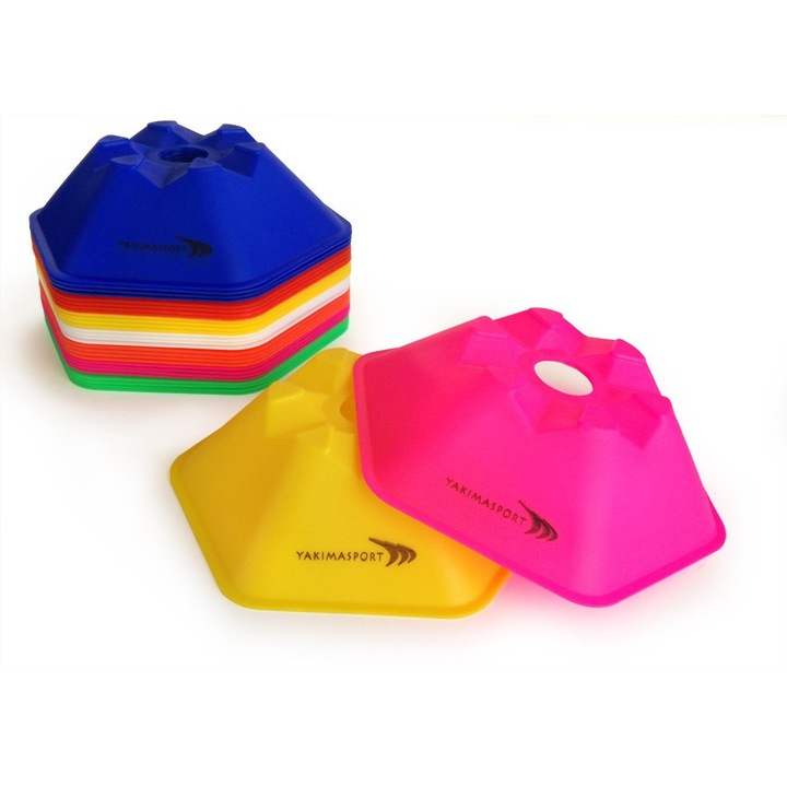 Set de 10 accesorii antrenament, Yakima Sport, Multicolor